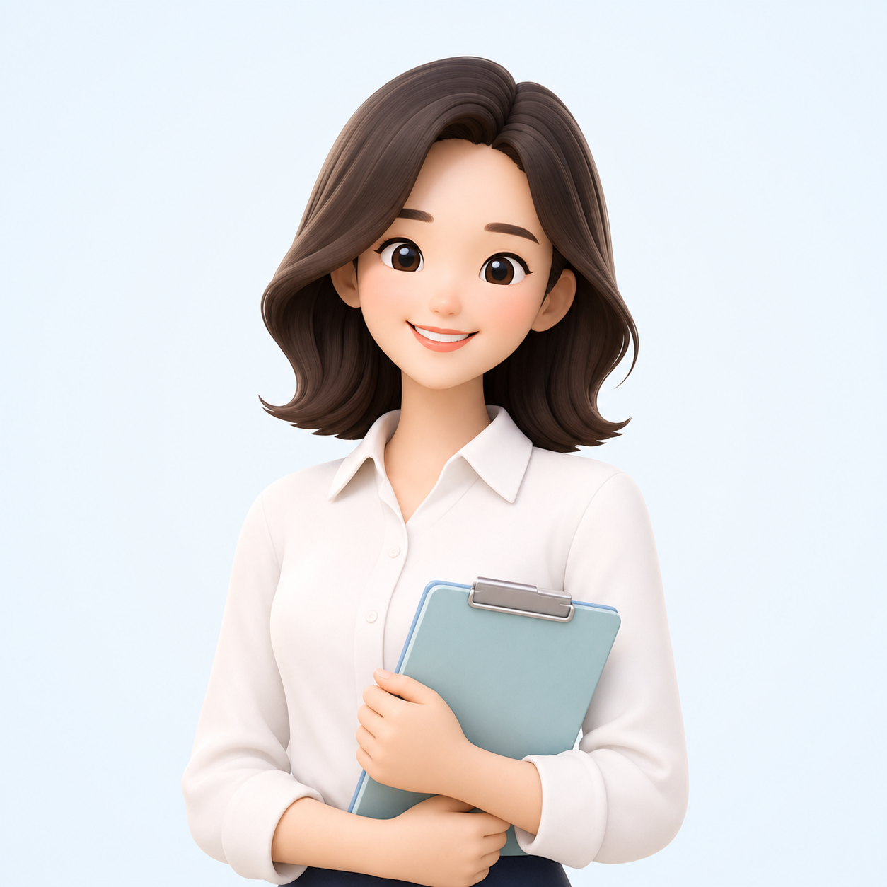 유나 유지보수 AI 직원 일러스트